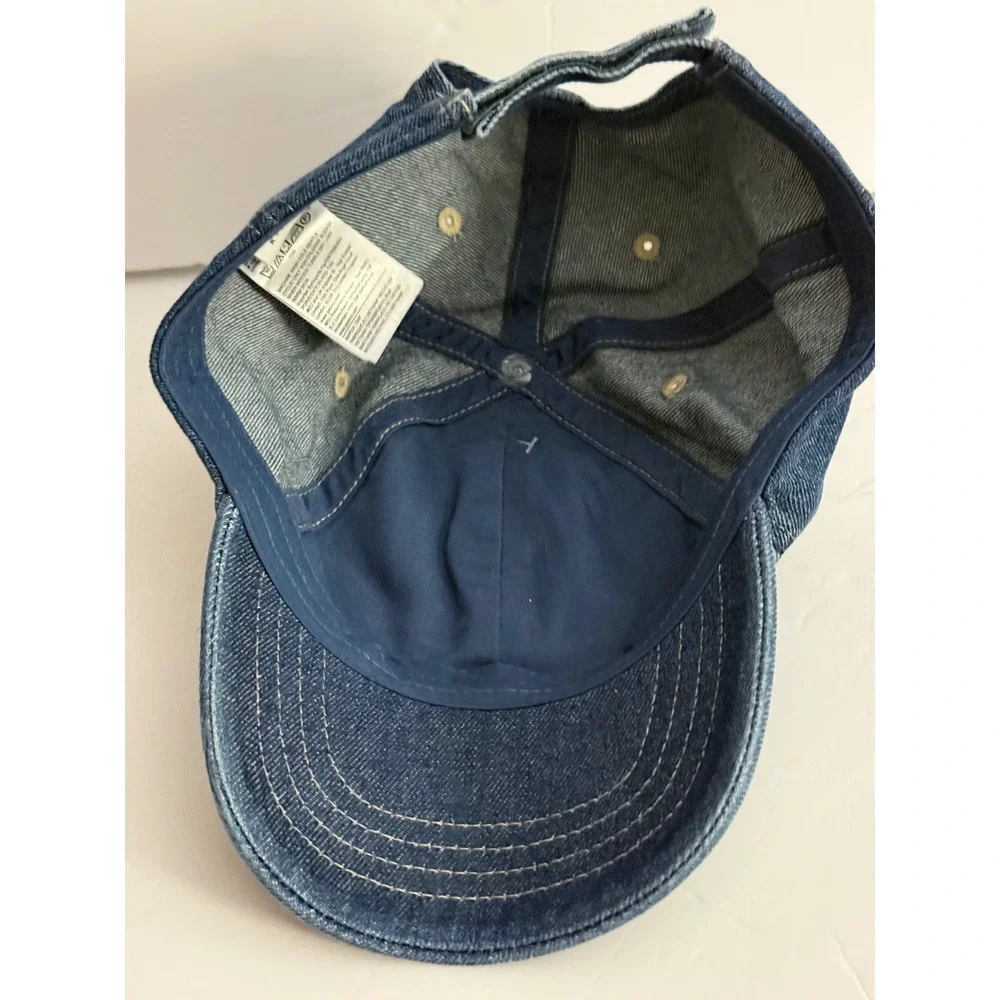 Gap Kids Blue Denim Baseball Cap Hat Adjustable S/M NWT 820348-00-1